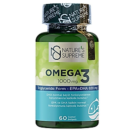 Nature's Supreme Omega 3 1000 Mg