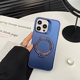 iPhone 14 Pro Max Magsafe Standlı Telefon Kılıfı Lacivert