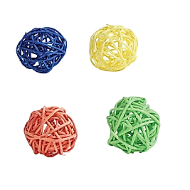 M-Pets Zilli Rattan Top Kedi Oyuncağı 4cm