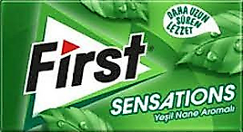 First Sensations Yeşil Nane Aromalı Sakız 27 gr x 12li Paket