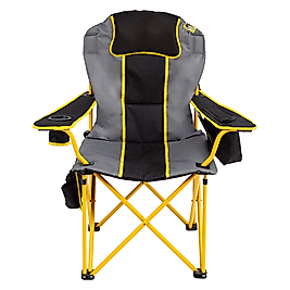 FUNKY CHAIRS Big Boy Katlanabilir XL Kamp Sandalyesi-Gri-Sarı-Siyah