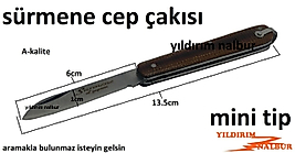SÜRMENE ÇAKI YAYLI KESKİN MİNİ BOY ANAHTARLIK ÇAKISI ÇAKISI İZCİ ÇAKISI CEP ÇAKISI