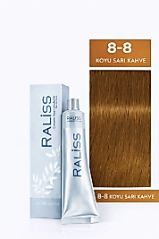 RALİSS SAÇ BOYASI 60 ML. (8-8 KOYU SARI KAHVE)
