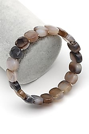 Akik Doğal Taş Bileklik  10 x 14 Roleks Bileklik