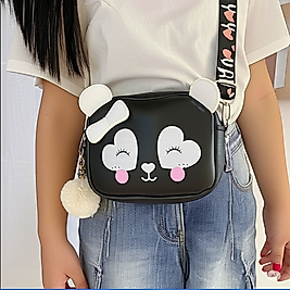 Kız Çocuk Sevimli Panda Kol Çantası