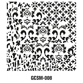 GRUNGE STENCIL MİNİ GCSM-008 25X25