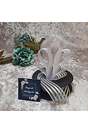 2.5 cm Şerit Şifon Beyaz Kurdale 20 mt