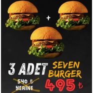 SevenBurger 3'lü İNDİRİM Kampanyası