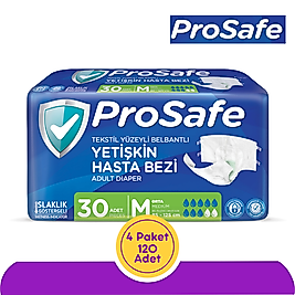 Prosafe Belbantlı Yetişkin Hasta Bezi Orta (M) 120 Adet