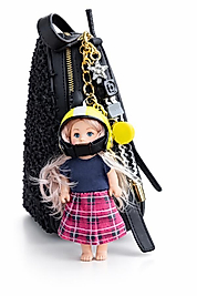 Sarı Kasklı Bebek Charm