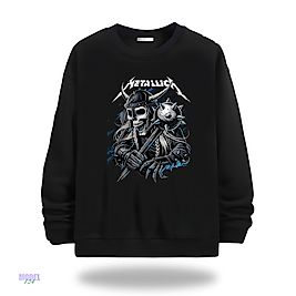 Metallica Model Bisiklet Yaka Erkek kadın Slimfit Sweatshirt