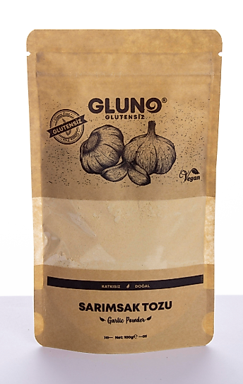 Gluno Glutensiz Sarımsak Tozu 100g