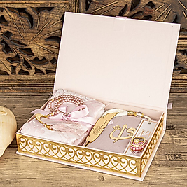 MV60 Canım Annem Hediye Kutusu Seccade, Kur’an Kerim, Zikirmatik, Ayraç