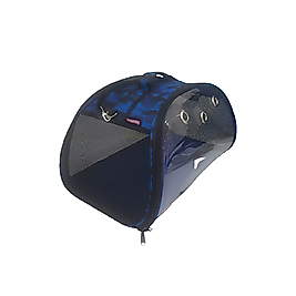 Petpretty Şeffaf Çanta Mavi Kamuflaj