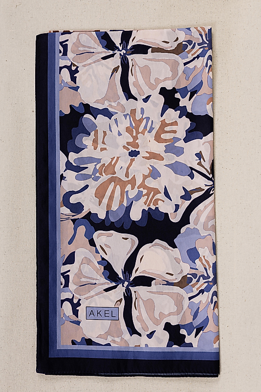 DESENLİ FRANSIZ İPEĞİ EŞARP DESEN-4