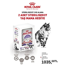 Royal Canin Kısır Kedi Maması 2 Kg + 2 Adet Yaş Mama Hediyeli