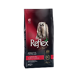 Reflex Plus Kuzu Etli ve Pirinçli Küçük Irk Yetişkin Köpek Maması (8 kg)