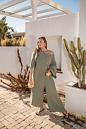 Alaçatı Oversize Tulum