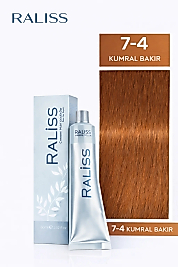 RALİSS SAÇ BOYASI 60 ML. (7-4 KUMRAL BAKIR)