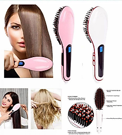 Elektrikli Saç Düzleştirici Tarak Fast Hair Straightener