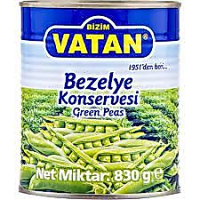 BIZIM VATAN BEZELYE KONSERVESI 830GR