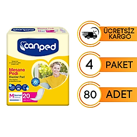 Canped Mesane Pedi Orta(M) 20'li 80 Adet