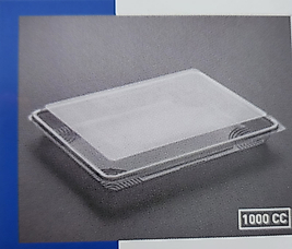 Plastik Kapaklı Ambalaj 1000 CC ( Baklava )
