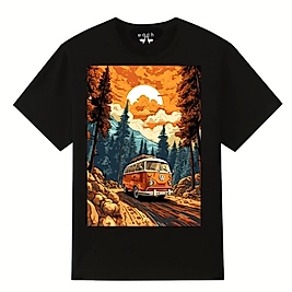 WACH KİŞİYE ÖZEL T SHIRT SİYAH 09