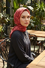 Spring Eşarp Tarihi Çiçek Desen