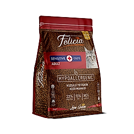 Felicia Az Tahıllı ve Kuzu Etli Hipoalerjenik Yetişkin Kedi Maması 1 kg