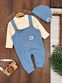 ERKEK BEBEK KAMPÇI ŞAPKALI TAKIM