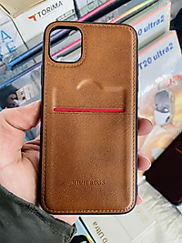 İphone 11 Kartlıklı Deri Telefon Kılıfı