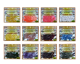 River Twistertail 6Cm 10 Adet Orak Kuyruk Silikon Yem