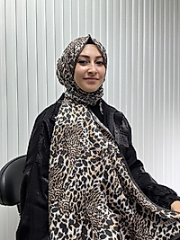 Zer Leopar Desen Şal