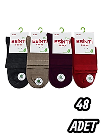 Kadın Esinti Konç Bambu Patik 48 Adet