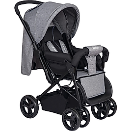 PRAVA P06 ÇİFT YÖN BEBEK ARABASI (GRİ) - ŞIK VE KULLANIŞLI TASARIM