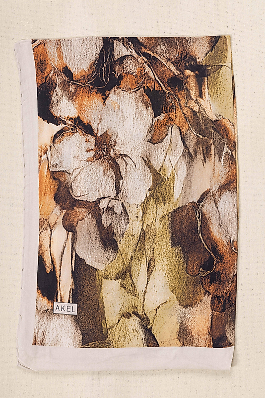 FLOOR İPEK ŞAL EL DİKİŞİ DESEN-2