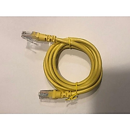1.5 Metre Hazır Presli Cat5 İnternet Ağ Kablosu (Sarı Renk )