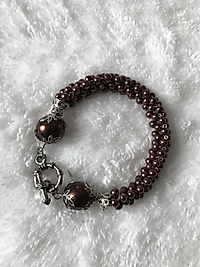 Brown Pear Bracelet,