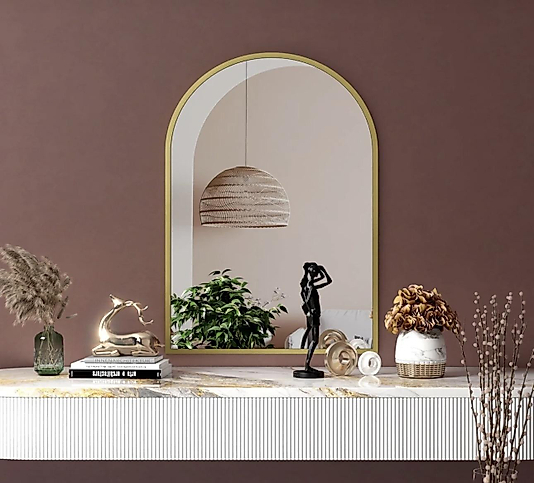 MAT GOLD KONSOL AYNASI