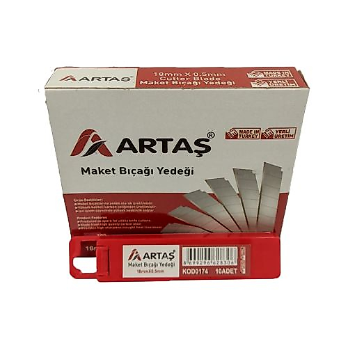 ARTAŞ FALÇATA MAKET BIÇAĞI AĞZI 0,50 MM ( 10 ADET )