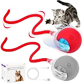 Akıllı Kedi Oyuncağı, Hareketli Otomatik Yuvarlanan İnteraktif Top
