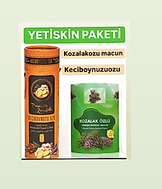 Yetiskin kozalakozu macun ve keciboynuzuozu ikilisi