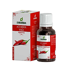 DESTEK ACIBİBER YAĞI 20 ML (SOĞUK PRES)