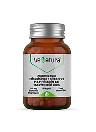 Venatura Magnezyum Bisglisinat Sitrat P5P Vitamin B6 60 Kapsül