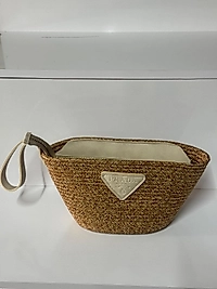 Jüt Prada Milano Bej El Çantası