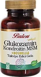 Balen Glukozamin Kondroitin Msm Boswelia 1200 Mg 60 Tablet