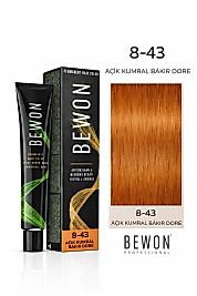 BEWON SAÇ BOYASI 100 ML (8-43 AÇIK KUMRAL BAKIR DORE)
