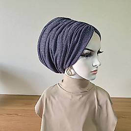 Antrasit simli abiye bone (dolgulu)