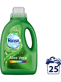 Rinso Sıvı Çamaşır Deterjanı Komple Bakım Serisi Aloe Vera Renkliler Için 1.5 L